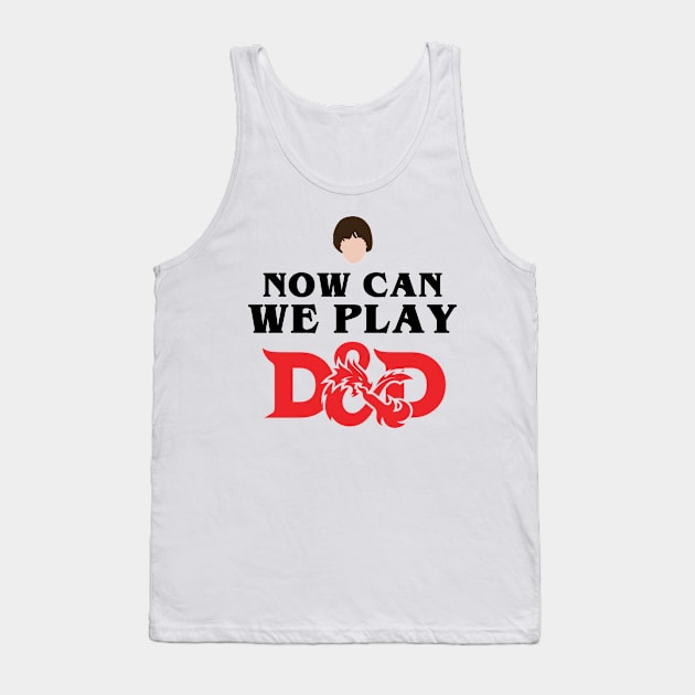 Stranger Things Will D&D Tank Top by FlowrenceNick00